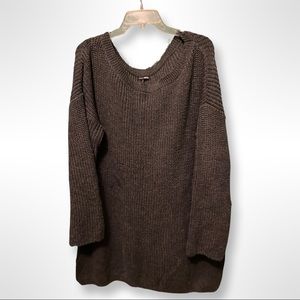 Fashion Nova Gray Sweater Dress